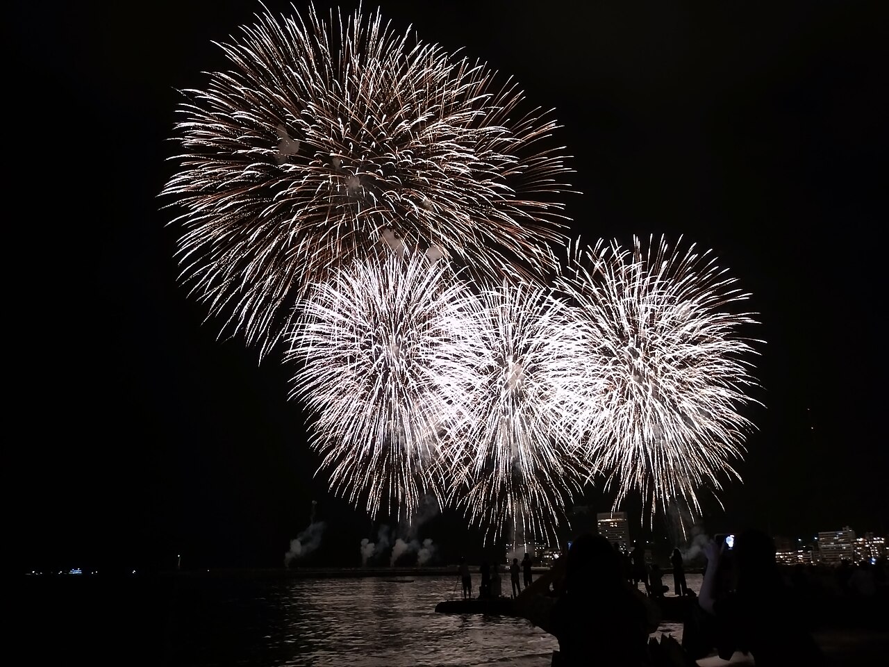 Atami Marine Fireworks Festival fireworks over Atami, Japan