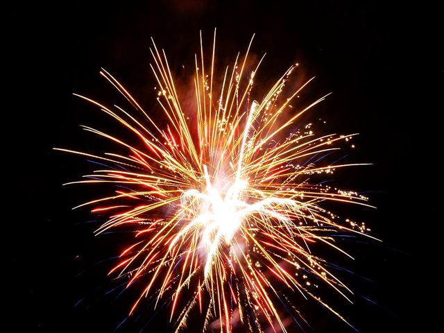 Japanese summer fireworks (illustrative photo)