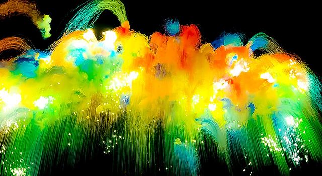 Japanese summer fireworks (illustrative photo)