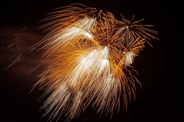 Japanese summer fireworks (illustrative photo)